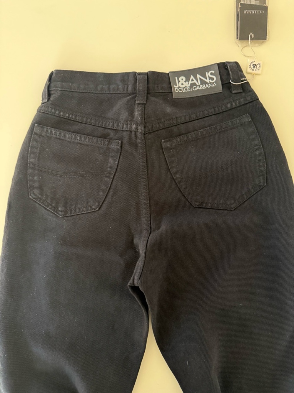 Dolce & Gabbana NWT High-Waist Black Slim Jeans